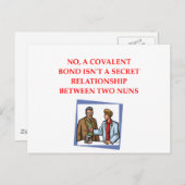 Carte Postale chimie (Devant / Derrière)