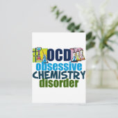 Carte Postale Chimie drôle (Debout devant)