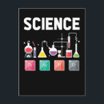 Carte Postale Chimie Éléments Laboratoire Sciences Enseignant<br><div class="desc">Enseignant en sciences de laboratoire des éléments de chimie. Chimiste scientifique amusant.</div>