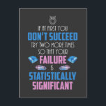 Carte Postale Chimie Enseignant Sciences de réussite du laborato<br><div class="desc">Funny Nerdy Science Surprise pour un étudiant,  chimiste,  physique,  enseignant,  scientifique ou pharmacien. Cadeau idéal pour tous les scientifiques curieux qui aiment expérimenter ou faire une expérience en laboratoire ou en laboratoire.</div>