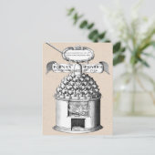 Carte Postale Chimie médiévale pour créer une médecine herbacée (Debout devant)