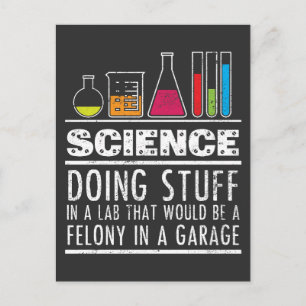 Carte Postale Chimie scientifique amusante T Chemise pour Nerds