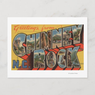 Carte Postale Chimney Rock, Caroline du Nord