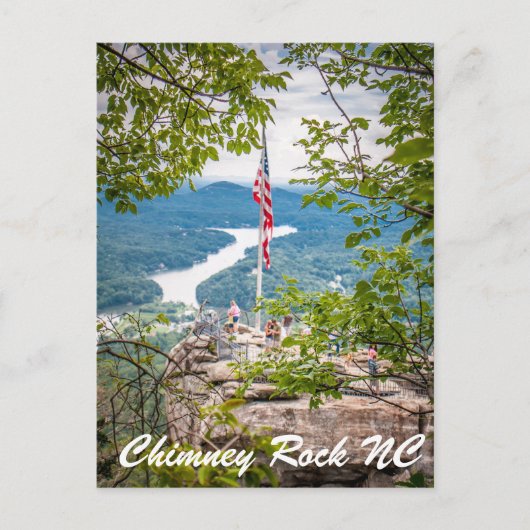 Carte Postale Chimney Rock NC (Devant)