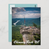 Carte Postale Chimney Rock NC (Devant / Derrière)