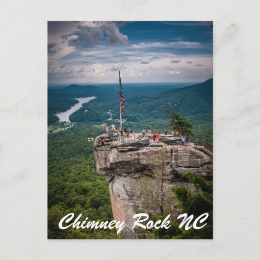 Carte Postale Chimney Rock NC (Devant)