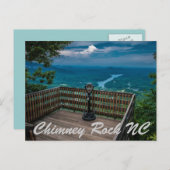 Carte Postale Chimney Rock NC (Devant / Derrière)