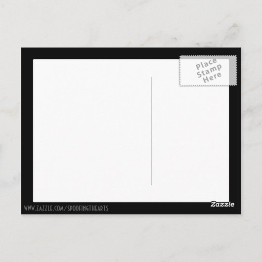 Carte Postale Chimp dans Gown (Dos)