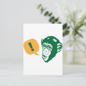 Carte Postale Chimp surprise (Debout devant)