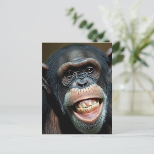 Carte Postale Chimpanzé (Debout devant)