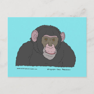 Carte Postale Chimpanzé