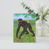 Carte Postale Chimpanzé (Debout devant)