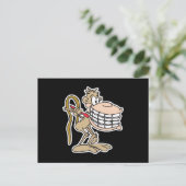 Carte Postale chimpanzé avec accolades (Debout devant)