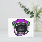 Carte Postale Chimpanzé de l'espace (Debout devant)