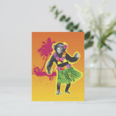 Carte Postale Chimpanzé Hula danse (Debout devant)