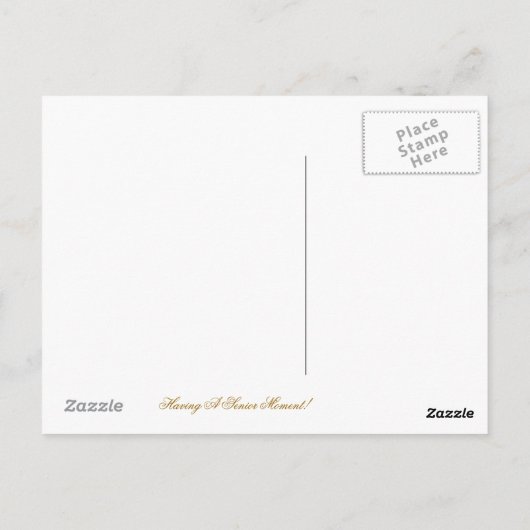 CARTE POSTALE CHIMPANZÉS (Dos)