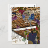 Carte Postale Chimpanzés japonais (fuurin) (Devant / Derrière)