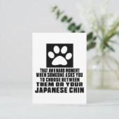 CARTE POSTALE CHIN JAPONAIS. CONCEPTIONS MALADROITES (Debout devant)