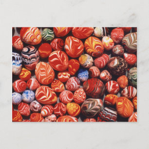 Carte Postale China, Ming Tombs, Painted Glass Souvenirs