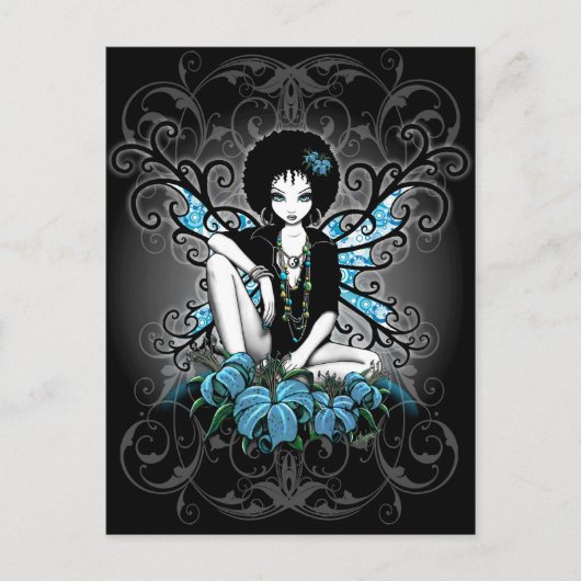 Carte postale China Retro Lilly Imaginaire (Devant)