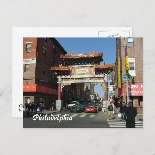 Carte Postale Chinatown (Devant / Derrière)