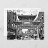Carte Postale Chinatown à Philadelphie (Devant / Derrière)