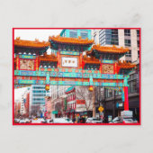 Carte Postale Chinatown à Washington DC. (Devant)