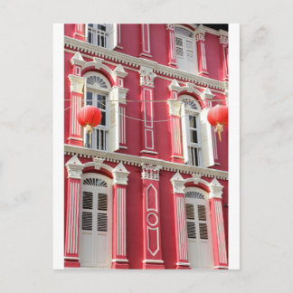 Carte Postale Chinatown architecture coloniale Singapour
