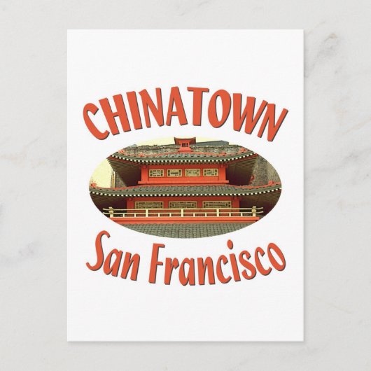 Carte Postale Chinatown de San Francisco (Devant)
