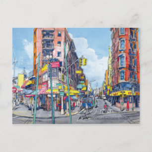 Carte Postale Chinatown Eldrige Street vue, New York City