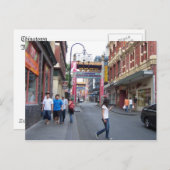 Carte Postale Chinatown - Melbourne, Australie (Devant / Derrière)