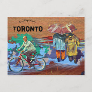Carte Postale Chinatown Mural Toronto Ontario Canada