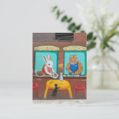 Carte postale Chinatown NYC - Peinture murale anim (Debout devant)