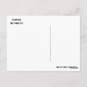 Carte Postale Chinatown, San Francisco (Dos)