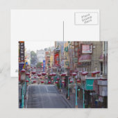 Carte Postale Chinatown sur Grant Street à San Francisco, (Devant / Derrière)