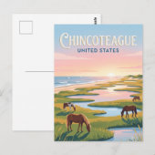 Carte Postale Chincoteague Virginie (Devant / Derrière)