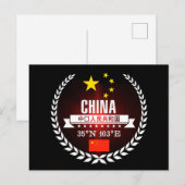 Carte Postale Chine (Devant / Derrière)