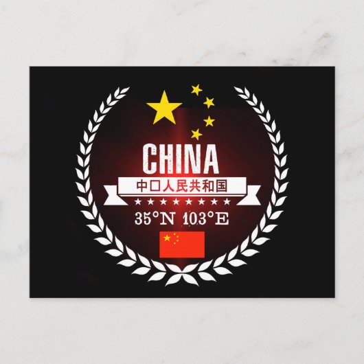 Carte Postale Chine (Devant)