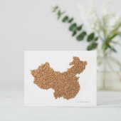 Carte Postale Chine continentale à base de riz glacé (Debout devant)