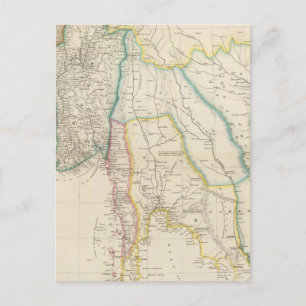 Carte Postale Chine de Burmah, Siam et Cochin