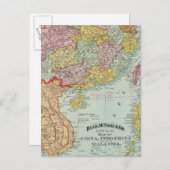 Carte Postale Chine et Malaisie (Devant / Derrière)