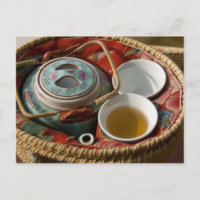 Chine, Hong Kong. Théière traditionnelle chinoise 