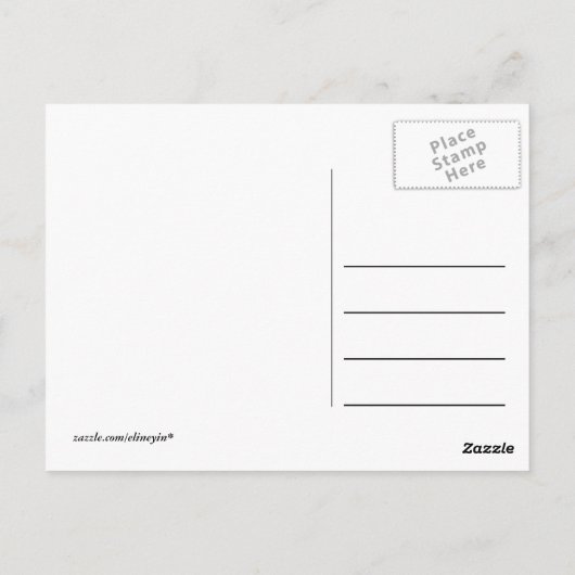 Carte Postale Chine - Panda géant (Dos)