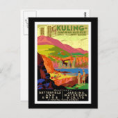 Carte postale Chine salue Vintage (Devant / Derrière)