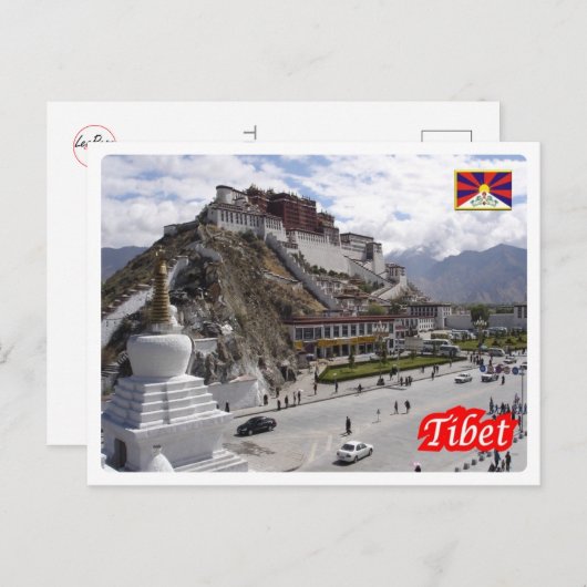Carte Postale Chine - Tibet - (Devant / Derrière)