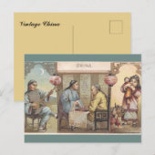 Carte Postale Chine Vintage (Devant / Derrière)