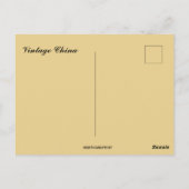 Carte Postale Chine Vintage (Dos)