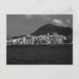 Carte Postale Chine vintage Baie de Hong Kong Gratte-ciel