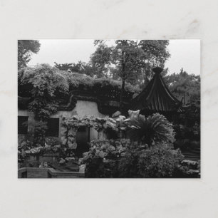 Carte Postale Chine vintage Shanghai Yuyuan jardin plantes