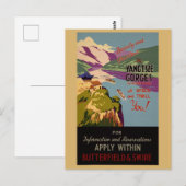 Carte Postale Chine vintage Yangtze River Voyage chinois (Devant / Derrière)